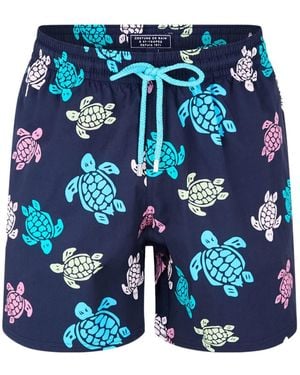 Vilebrequin Large Turtle Swim Shorts - Blue
