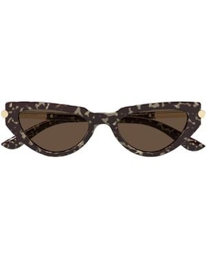 McQueen Eyewear Cat-Eye Frame Sunglasses - Multicolour
