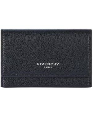 Givenchy Logo Lettering Key Case - Blue
