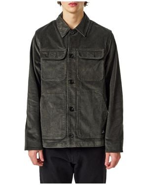 Paul Smith Corduroy Shirt Jacket - Black