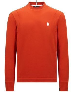 Moncler Grenoble Stretch Fleece Sweatshirt - Red