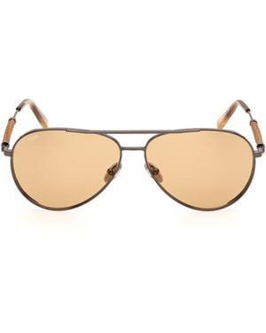Tod's Geometric Frame Sunglasses - Natural