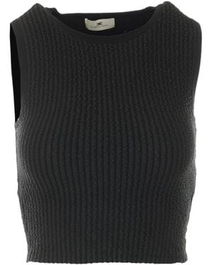 Elisabetta Franchi Top - Black
