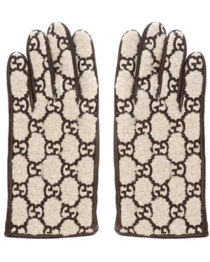 Gucci Classic Stylish Leather Gloves - White