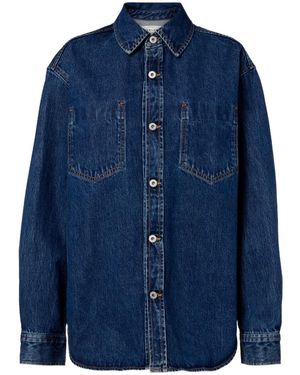 SLVRLAKE Denim Long-Sleeved Denim Shirt - Blue