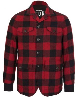 DSquared² Long Sleeve Jacket - Red