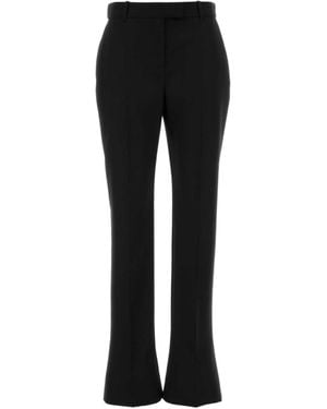 McQueen Belt Loop Casual Pants - Black