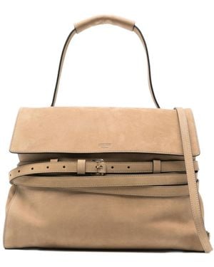 Moschino Flap Shoulder Bag - Natural