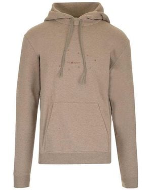 Saint Laurent Hooded Jumper - Natural