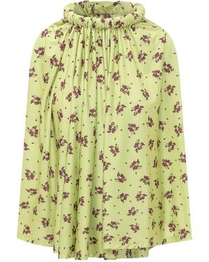 Coperni Circle Floral Halterneck Top - Green