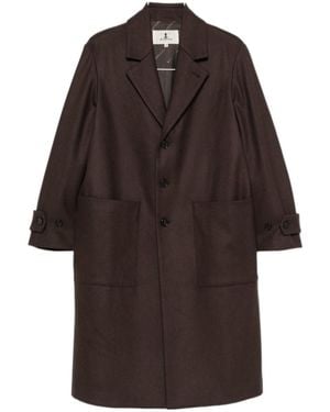 Barena Button-Up Notched-Lapels Coat - Brown