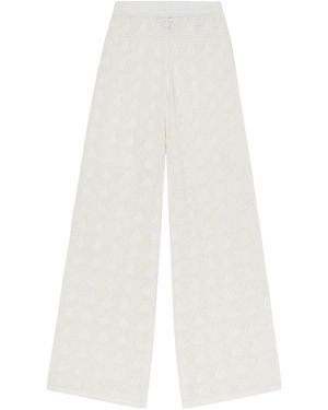 Loulou de Saison Seashell Knit Trousers - White