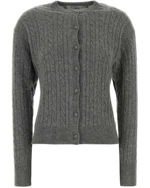 GIMAGUAS Rina Cable-Knit Cardigan - Black