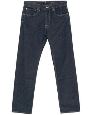 7 For All Mankind Belt-Loop Jeans - Blue