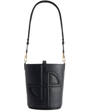 Patou Bucket Crossbody Bag - Black