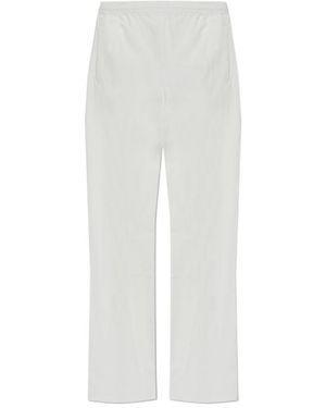 MM6 by Maison Margiela Numeric Embroidered Joggers - White