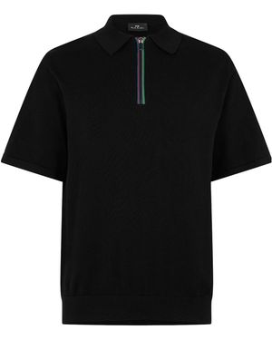 Paul Smith Shortsleeve Polo Shirt - Black