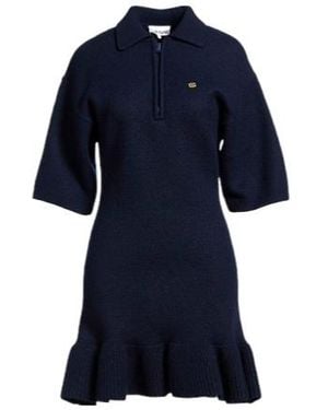 Ganni Solid-Colored Wool Skirt - Blue