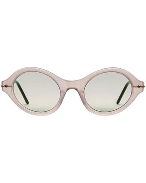 Kuboraum Geometric Sunglasses - White