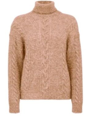 Max Mara Long-Sleeve Knit Top - Brown