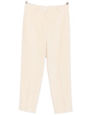 Circolo 1901 Corduroy-Effect Tailored Pants - White