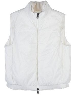 Brunello Cucinelli Sleevless Double-Sided Vest - White