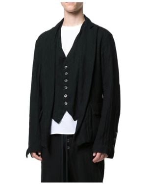 Greg Lauren Logo Blazer - Black
