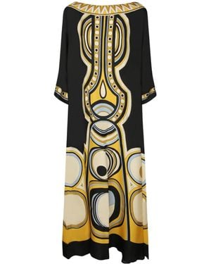 La DoubleJ Printed Dress - Metallic