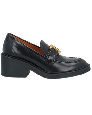 Chloé Leather Loafers - Black