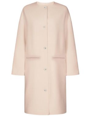 Loulou de Saison Kerry Collarless Coat - Natural