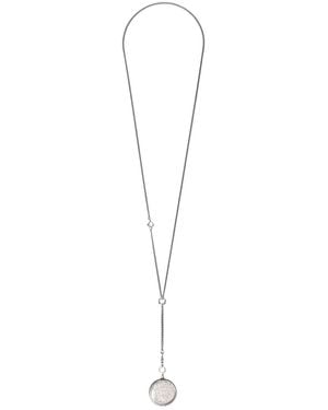 Ann Demeulemeester Elsu Medallion Necklace - White