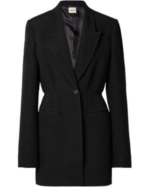 KHAITE Beckett Single Breasted Jacket - Black