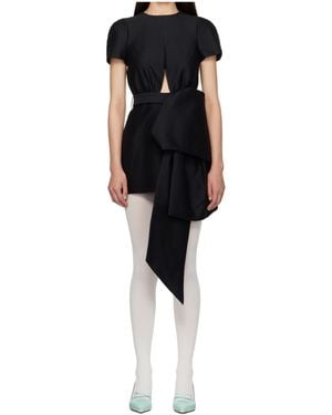 ShuShu/Tong Twill Mini Dress - Black