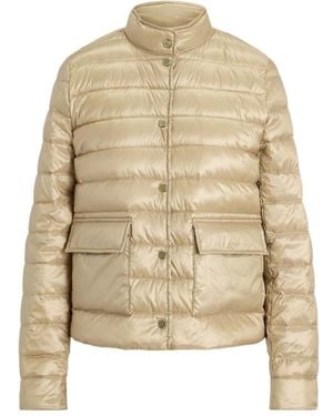 Ralph Lauren Stand-Up Collar Down Jacket - Natural