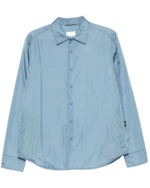 Aspesi Buckle Long-Sleeved Shirt - Blue
