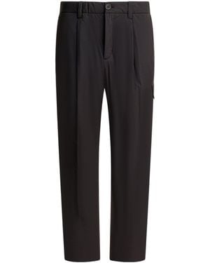 Herno Pleated Cargo Trousers - Black