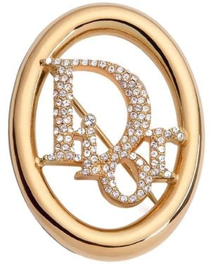 Dior Oblique Brooch - Metallic