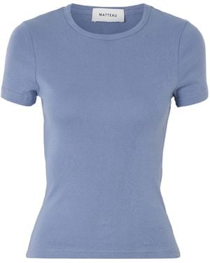 Matteau Short-Sleeved T-Shirt - Blue