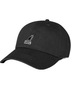 Kangol Kangaroo Patchwork Baseball Cap - Black