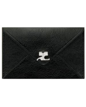 Courreges Courrèges Envelope Card Holder - Black