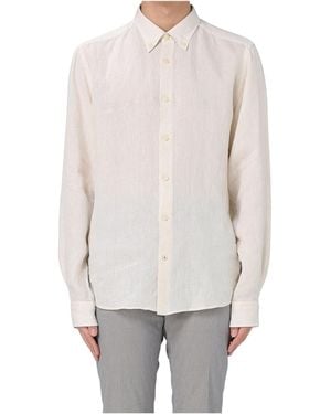 BOSS Boss Regular-Fit Button-Down Shirt - White