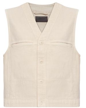 Lemaire Denim Vest - Natural