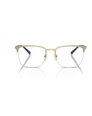 Emporio Armani Logo Plain Glasses - Natural