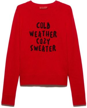 MAX&Co. Long Sleeve Sweater - Red