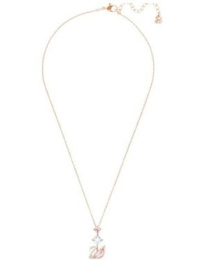 Swarovski Swan Pendant - White