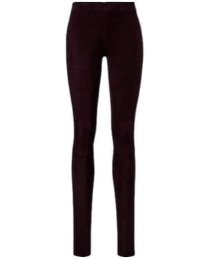Stouls Suede Leggings - Purple