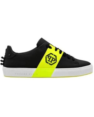 Philipp Plein Logo Details Casual Sports Shoes - Yellow