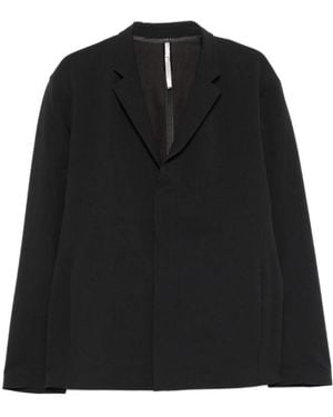 Veilance V-Neck Long-Sleeved Suit Jacket - Black