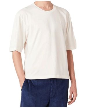 Officine Generale Crew-Neck Short-Sleeve T-Shirt - White