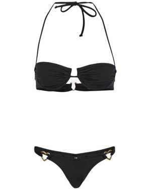ROTATE BIRGER CHRISTENSEN X Reina Olga Soft Detailed Bikini - White
